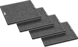 Pachový filter Active AirClean s aktívnym uhlím
