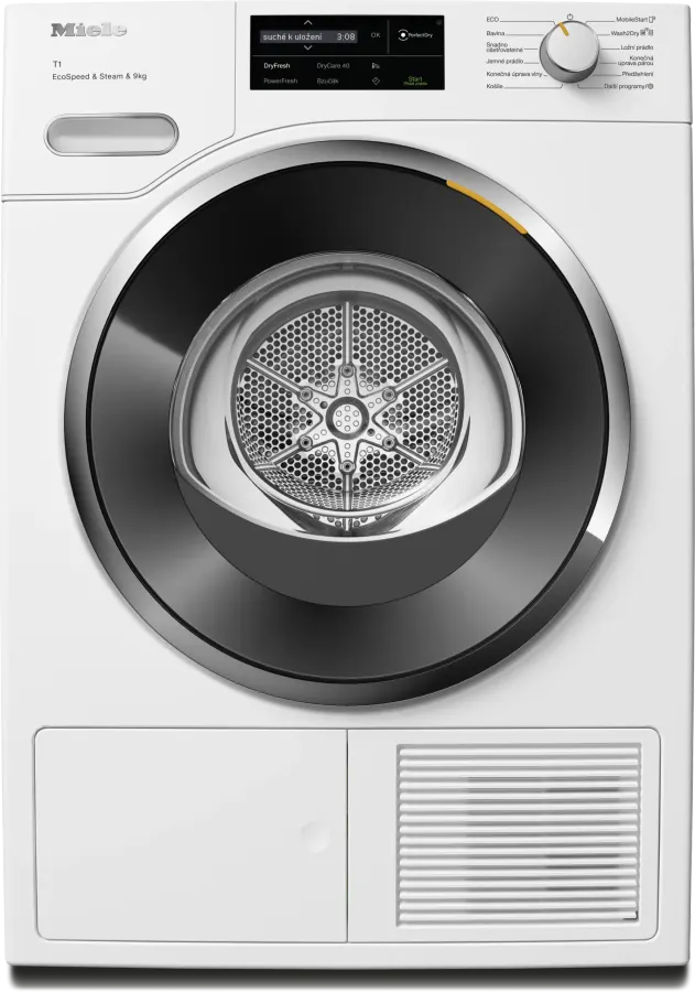Miele TWL 680 WP EcoSpeed&Steam&9kg Lotosová biela